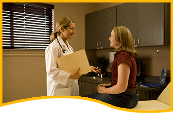 Bariatrician with Patient